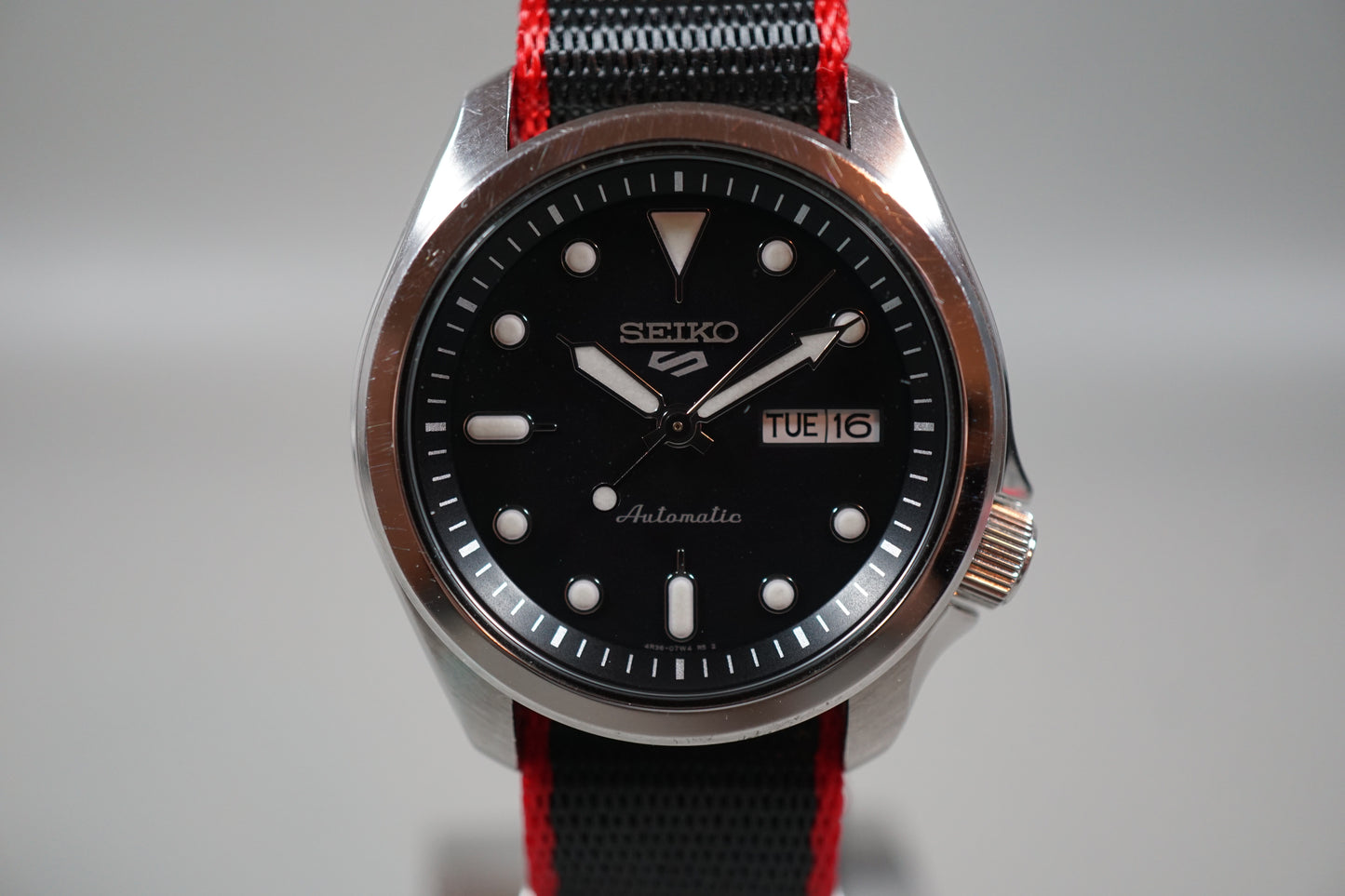 Seiko 5 SRPE55 4R36 Black Dial Automatic Watch