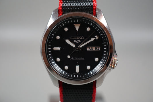 Seiko 5 SRPE55 4R36 Black Dial Automatic Watch