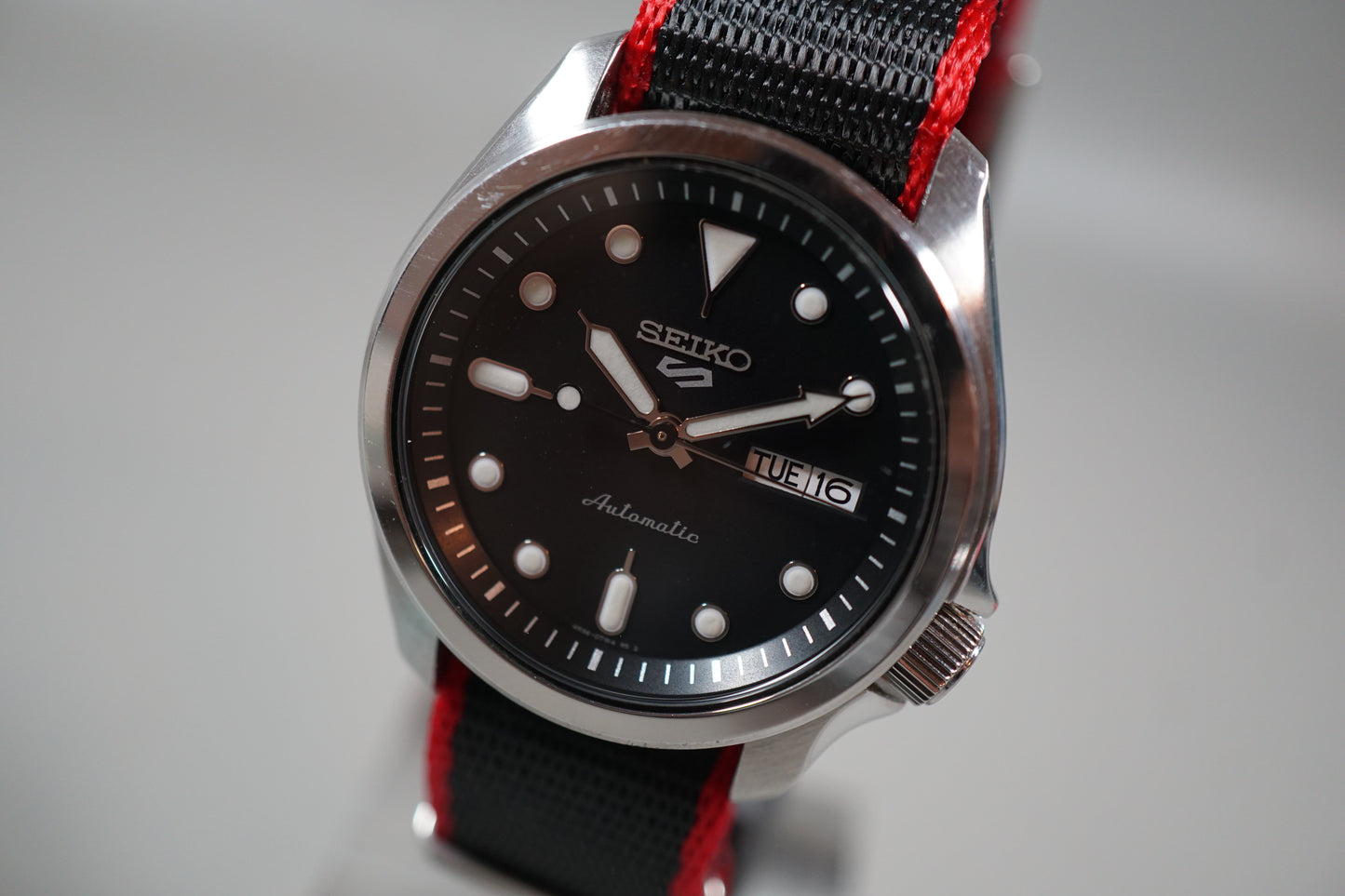 Seiko 5 SRPE55 4R36 Black Dial Automatic Watch