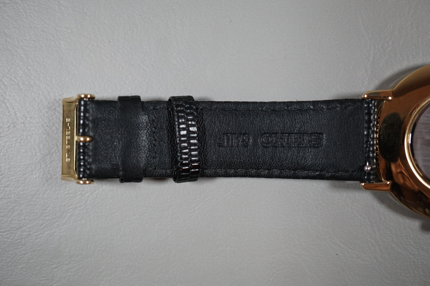 Seiko Selection SCXP074 7N01 Gold Feather Reissue Green Quartz