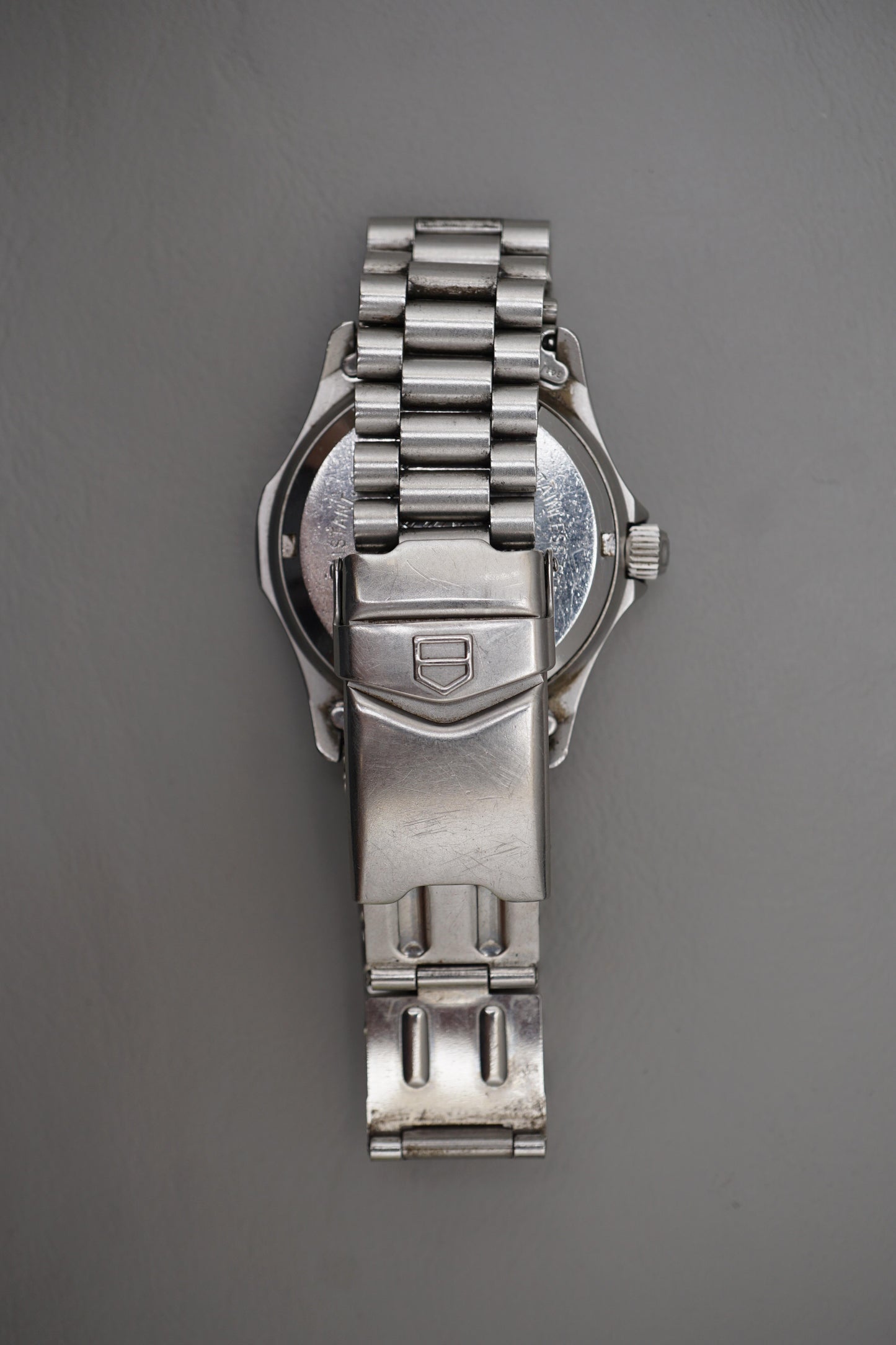 Vintage Tag Heuer 2000 962.213 Grey Dial Professional 200M Quartz Watch