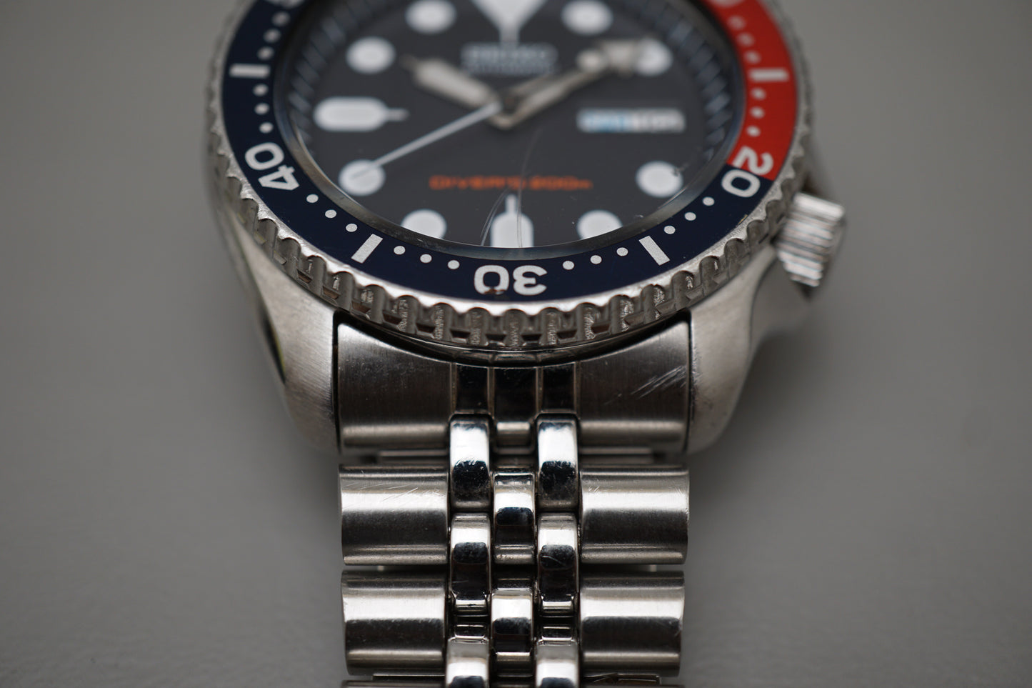 Seiko SKX009 7S26 Pepsi Divers 200M Automatic Watch Original Bracelet