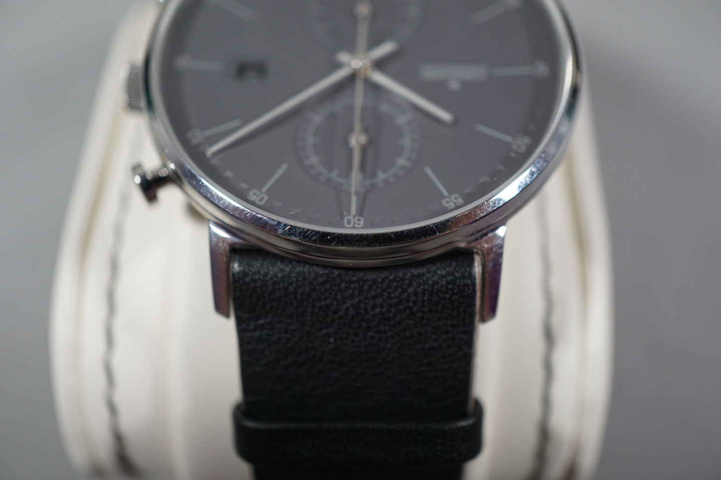 Junghans Form C 4876.00 Grey Dial Chronoscope Quartz