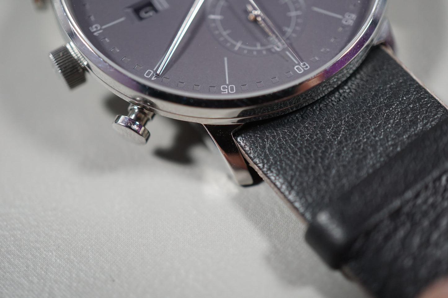 Junghans Form C 4876.00 Grey Dial Chronoscope Quartz