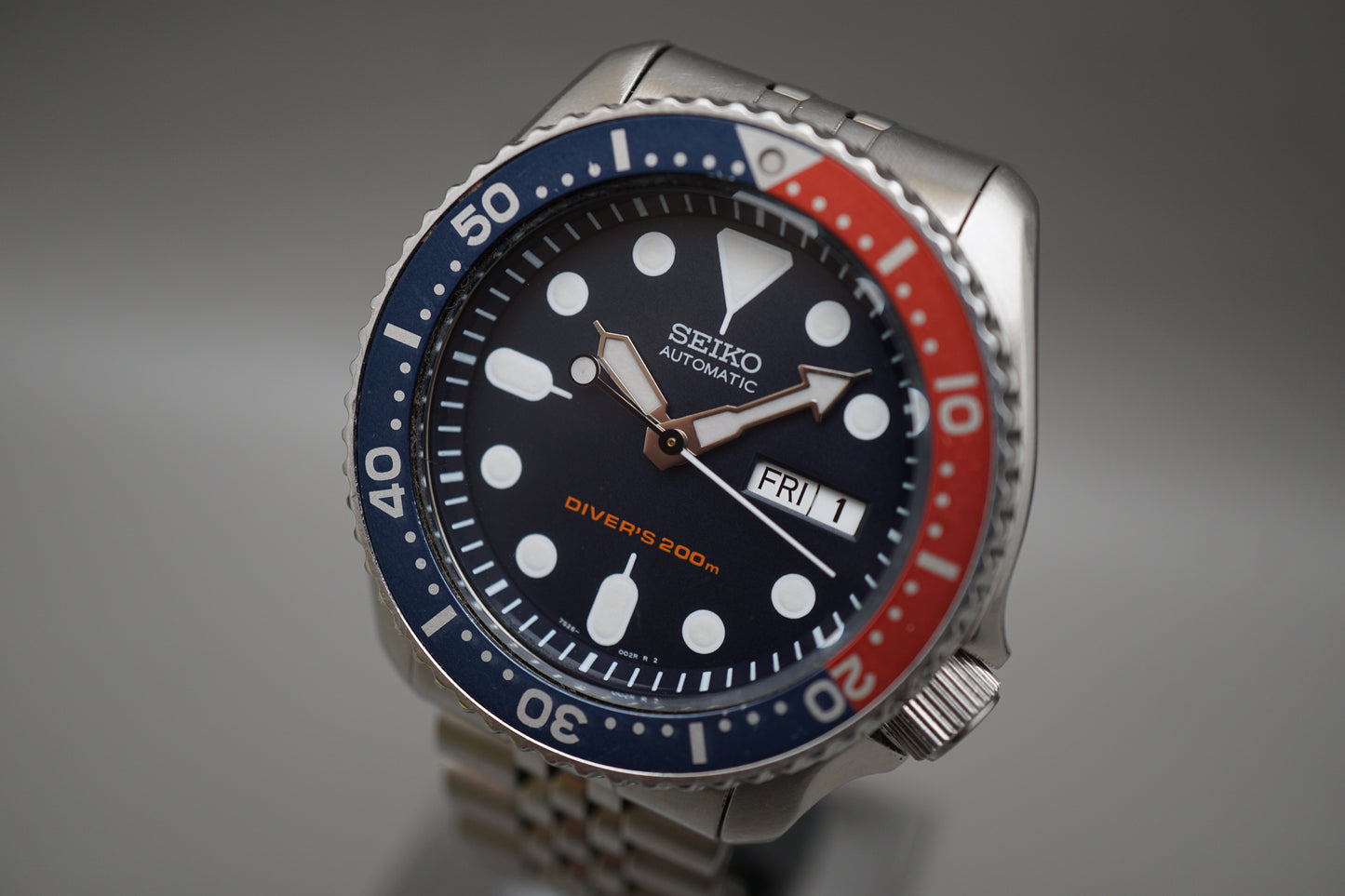 Seiko SKX009 7S26 Pepsi Divers 200M Automatic Watch Original Bracelet