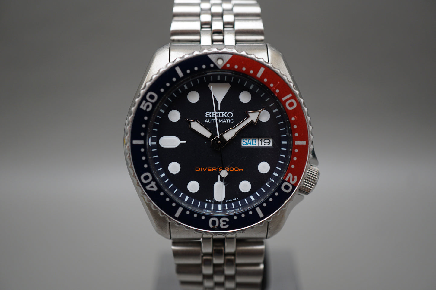 Seiko SKX009 7S26 Pepsi Divers 200M Automatic Watch Original Bracelet