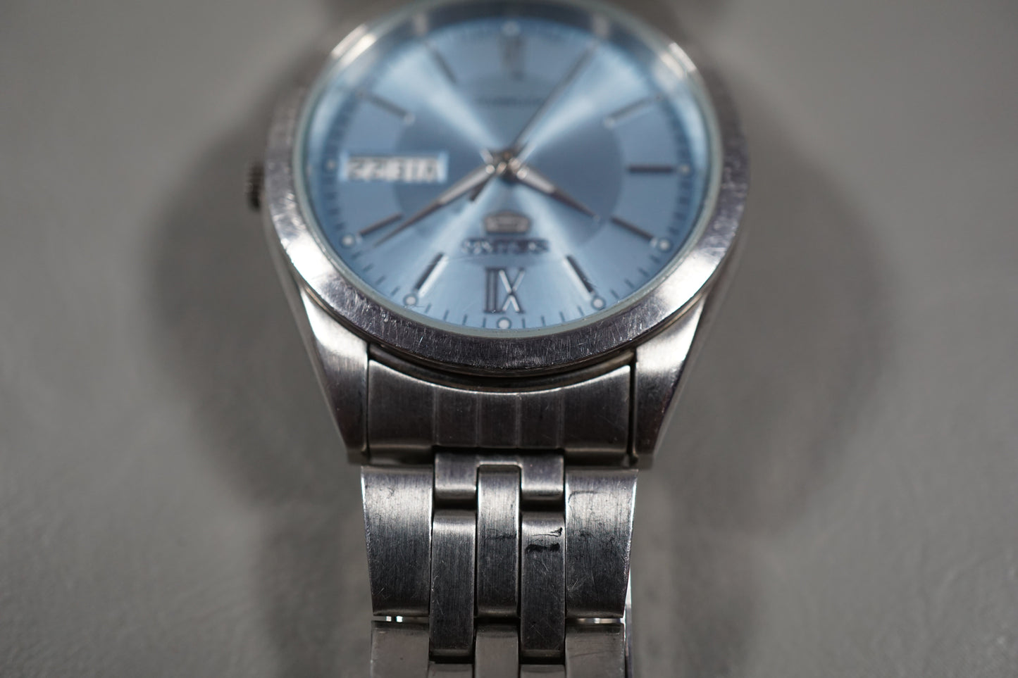 Seiko 5 SNXA05 7S26 Ice Blue Roman Numeral Dial Automatic