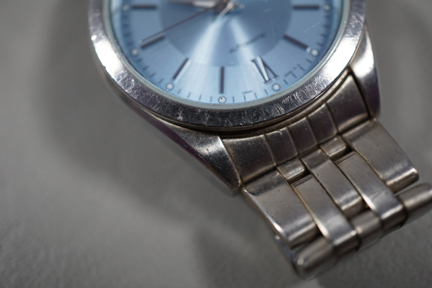 Seiko 5 SNXA05 7S26 Ice Blue Roman Numeral Dial Automatic