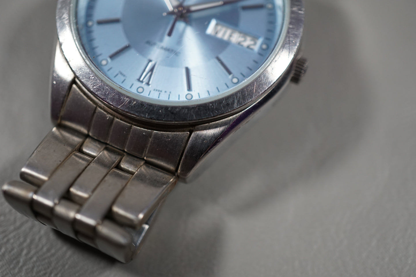 Seiko 5 SNXA05 7S26 Ice Blue Roman Numeral Dial Automatic