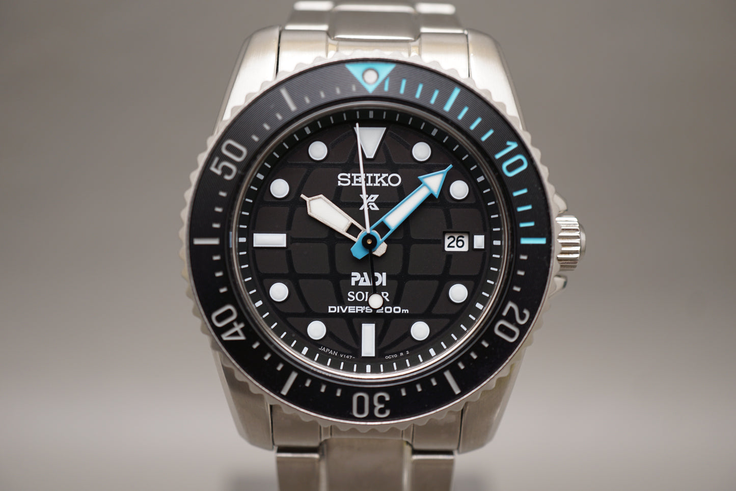 Seiko Prospex SNE575 V147 PADI Edition Solar Divers Quartz Watch