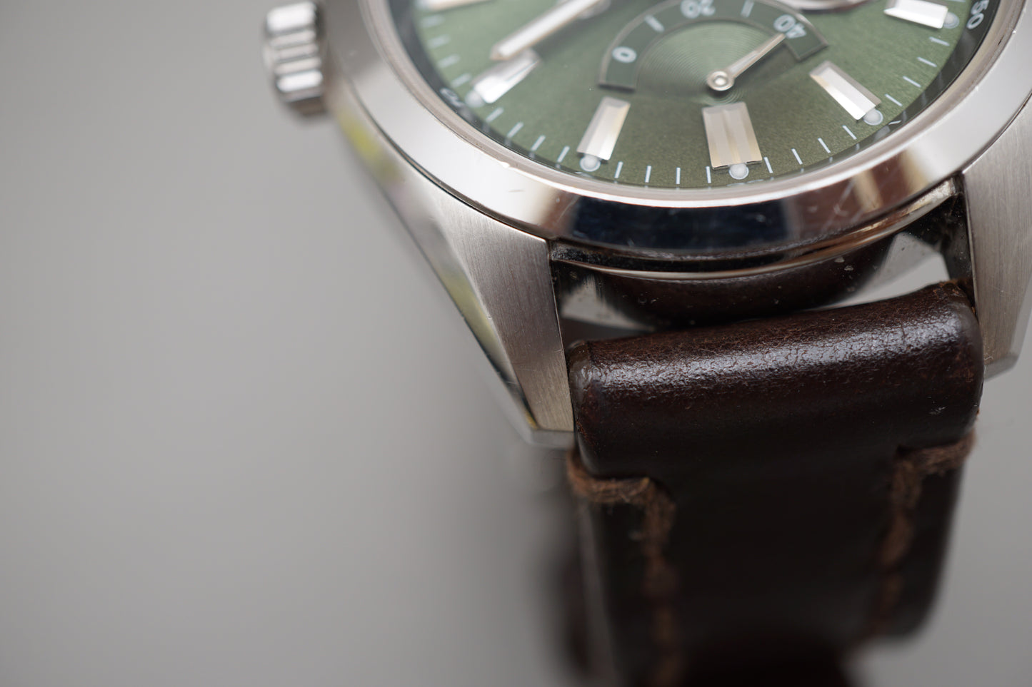 Orient Star WZ0121DK Somes Green Dial Open Heart Power Reserve Automatic Watch