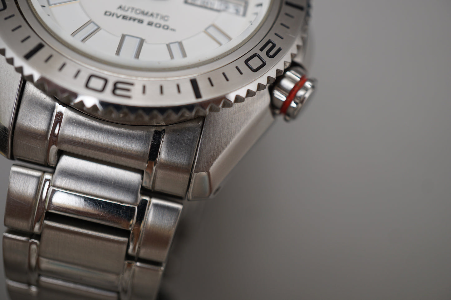 Seiko SKZ323J1 7S26 White Dial Stargate Divers 200M Automatic Watch