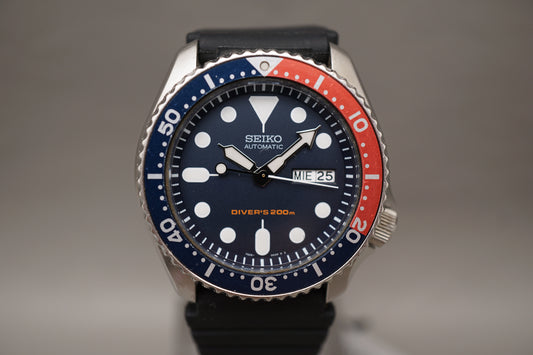 Seiko SKX009 7S26 Pepsi Divers 200M Automatic Watch Original Condition READ
