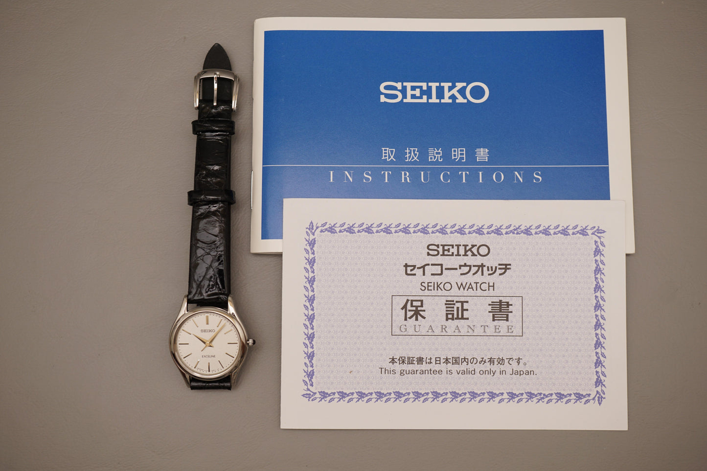 Seiko Exceline SWDL209 4J41 Dia-Shield White Dial Ladies Quartz Watch