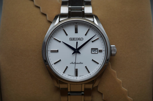 Seiko Presage SARX033 6R15 "Baby GS" White Dial Automatic Watch