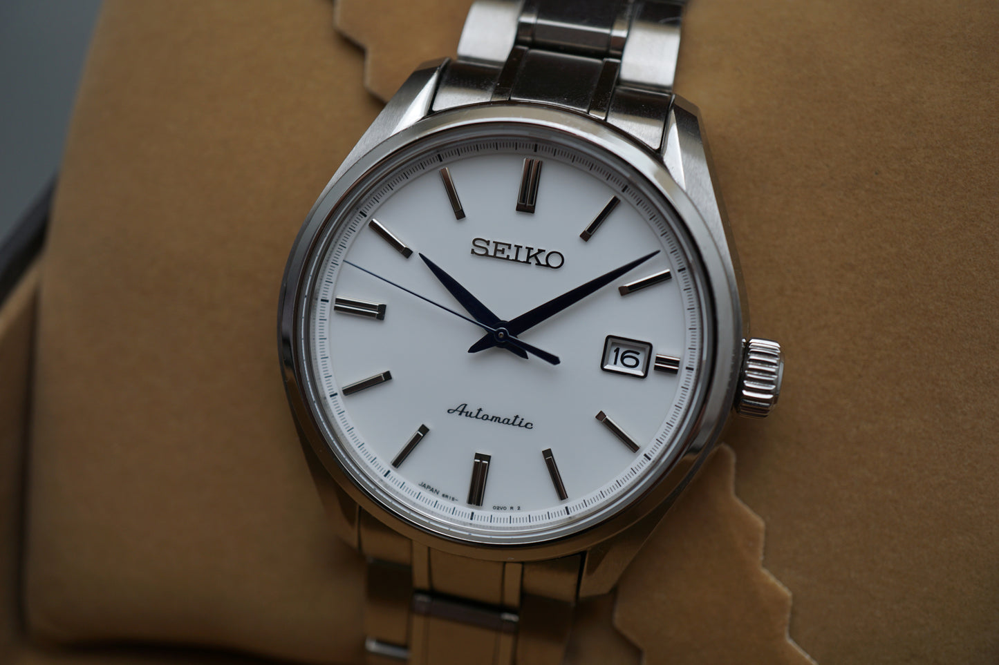 Seiko Presage SARX033 6R15 "Baby GS" White Dial Automatic Watch