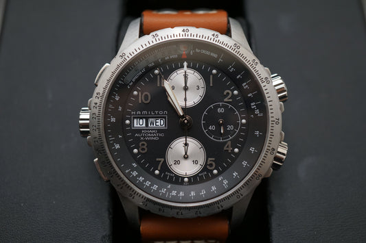 Hamilton Khaki H77616533 Aviation X-Wind Automatic Chronograph Watch