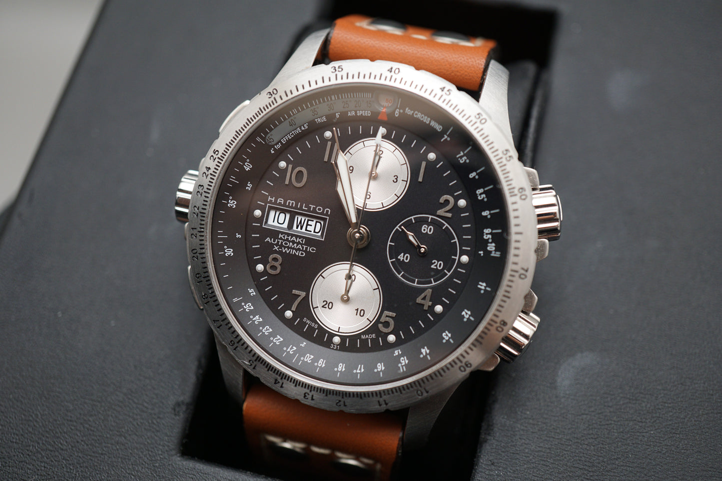Hamilton Khaki H77616533 Aviation X-Wind Automatic Chronograph Watch