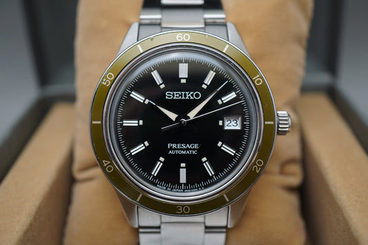 Seiko Presage SARY195 4R35 Green Dial Vintage Style Automatic Watch