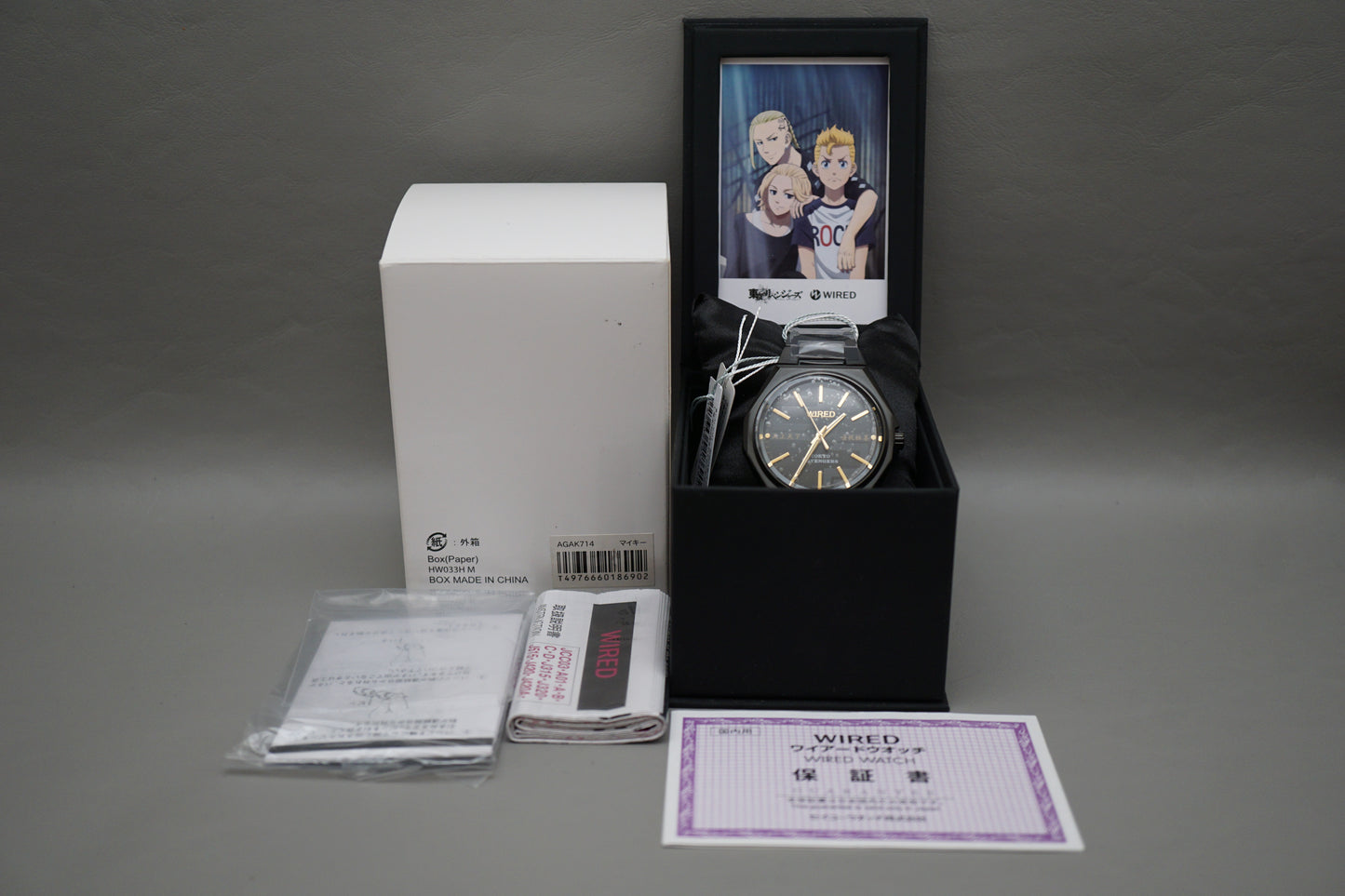 New Seiko Wired AGAK714 Tokyo Revengers Mikey Limited Edition Quartz Watch