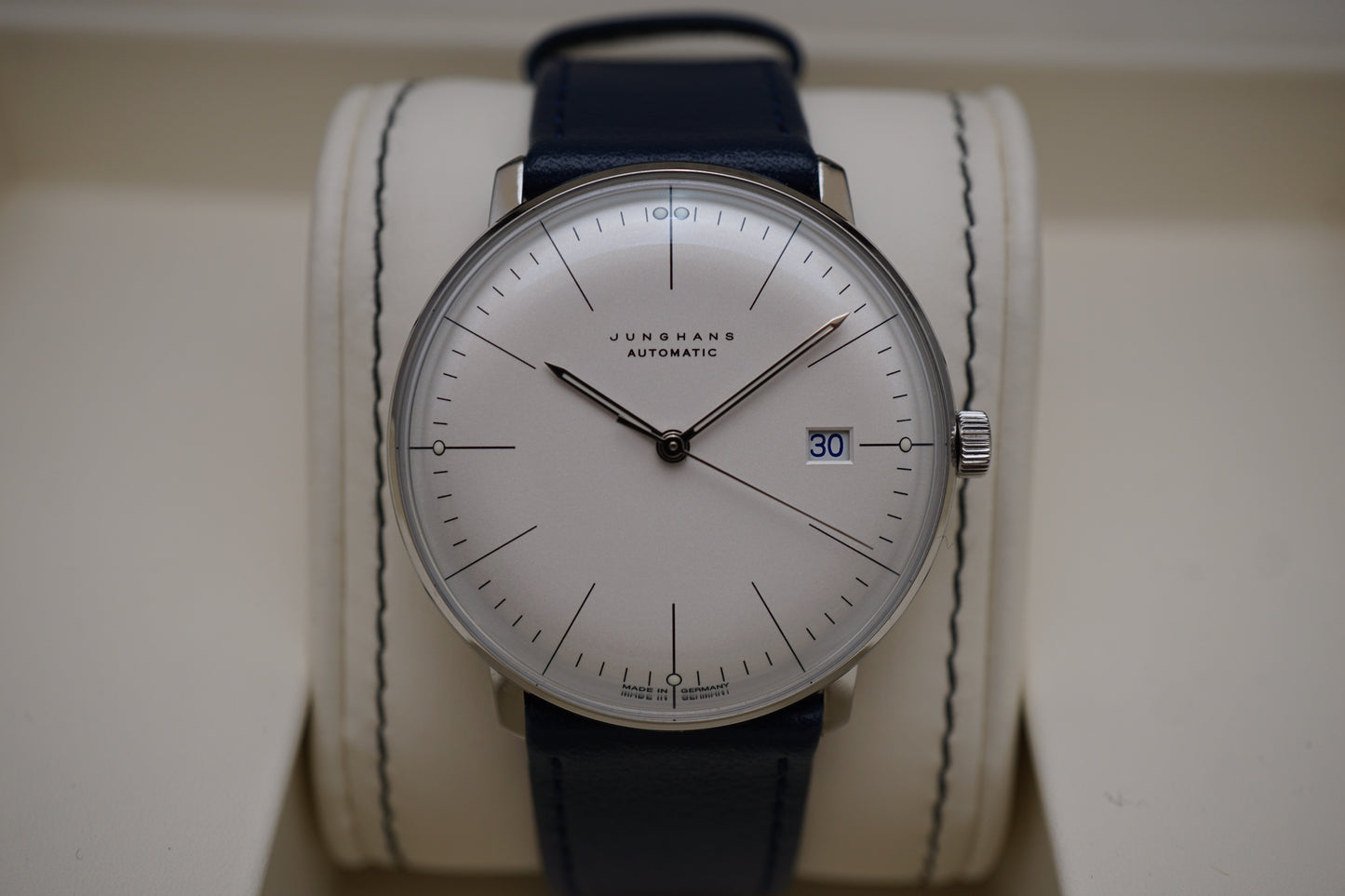 Junghans 027/4807.00 38m Max Bill Edition 2018 Sapphire White Automatic Watch