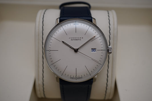 Junghans 027/4807.00 38m Max Bill Edition 2018 Sapphire White Automatic Watch