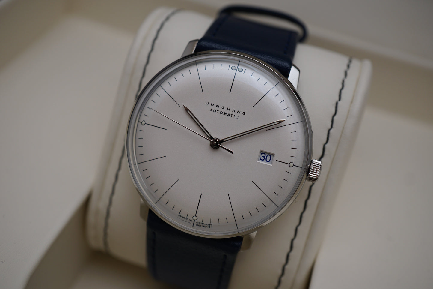 Junghans 027/4807.00 38m Max Bill Edition 2018 Sapphire White Automatic Watch