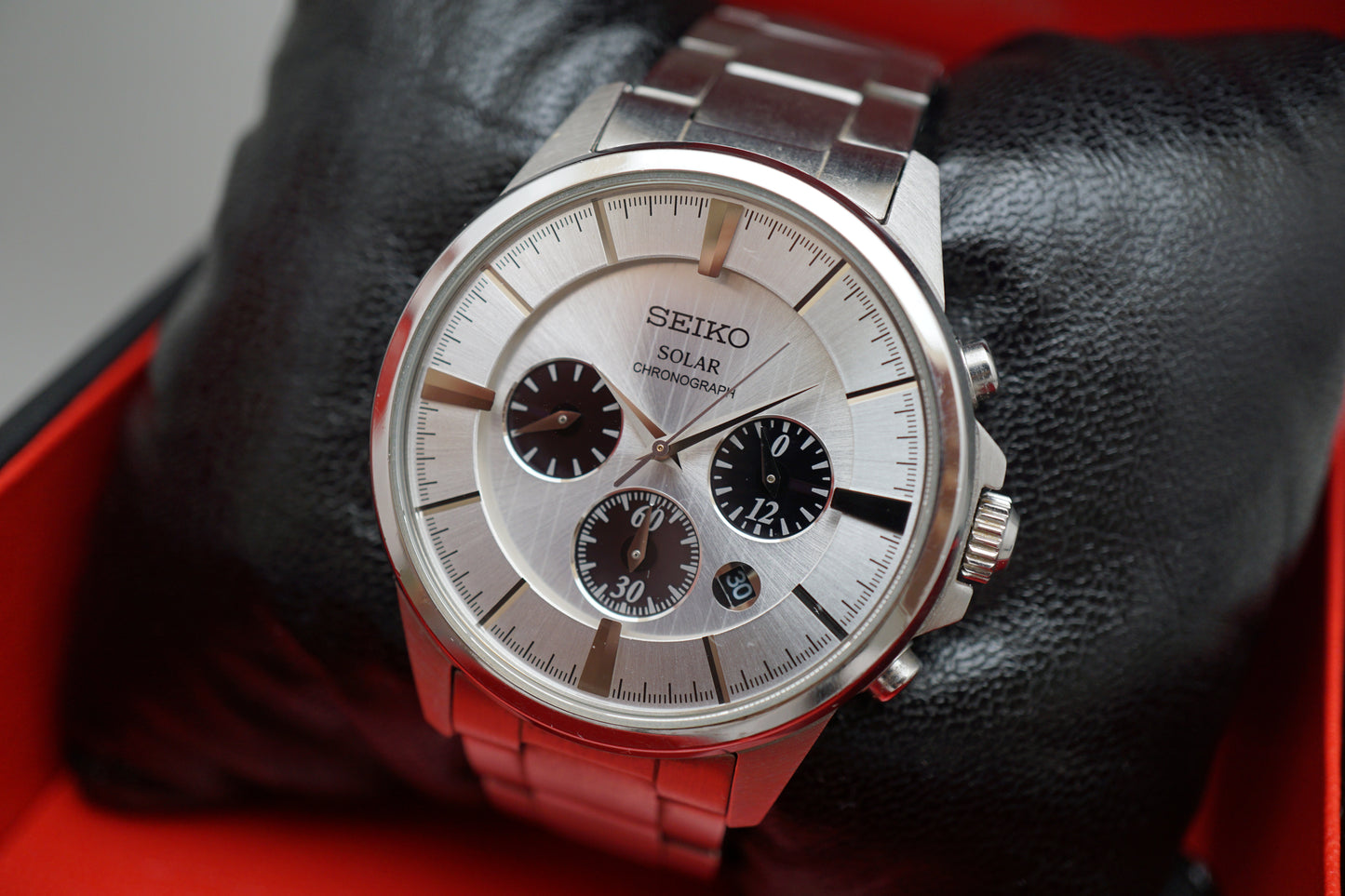 Seiko Spirit SBPY043 V175 Limited Edition Lupin The 3rd Panda Dial Solar Quartz