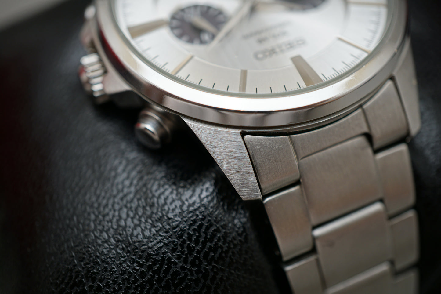 Seiko Spirit SBPY043 V175 Limited Edition Lupin The 3rd Panda Dial Solar Quartz