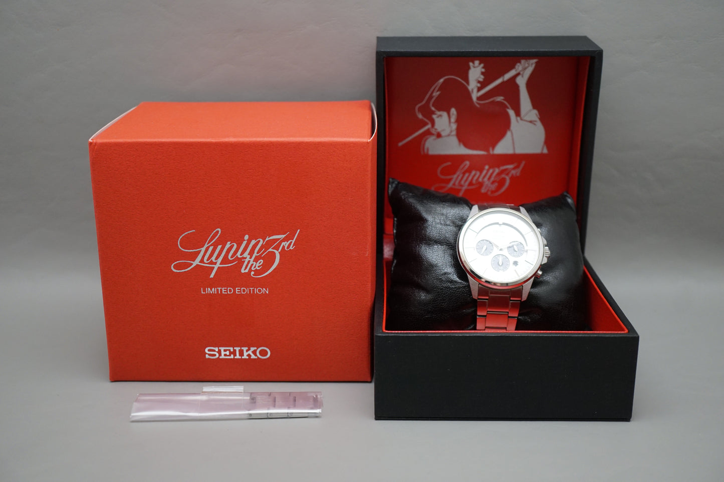 Seiko Spirit SBPY043 V175 Limited Edition Lupin The 3rd Panda Dial Solar Quartz