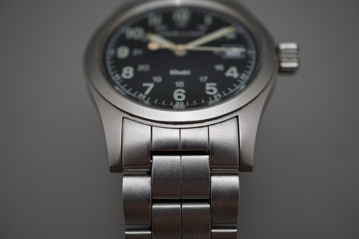 Hamilton Khaki 6361 Field Black Dial 38mm Quartz Watch