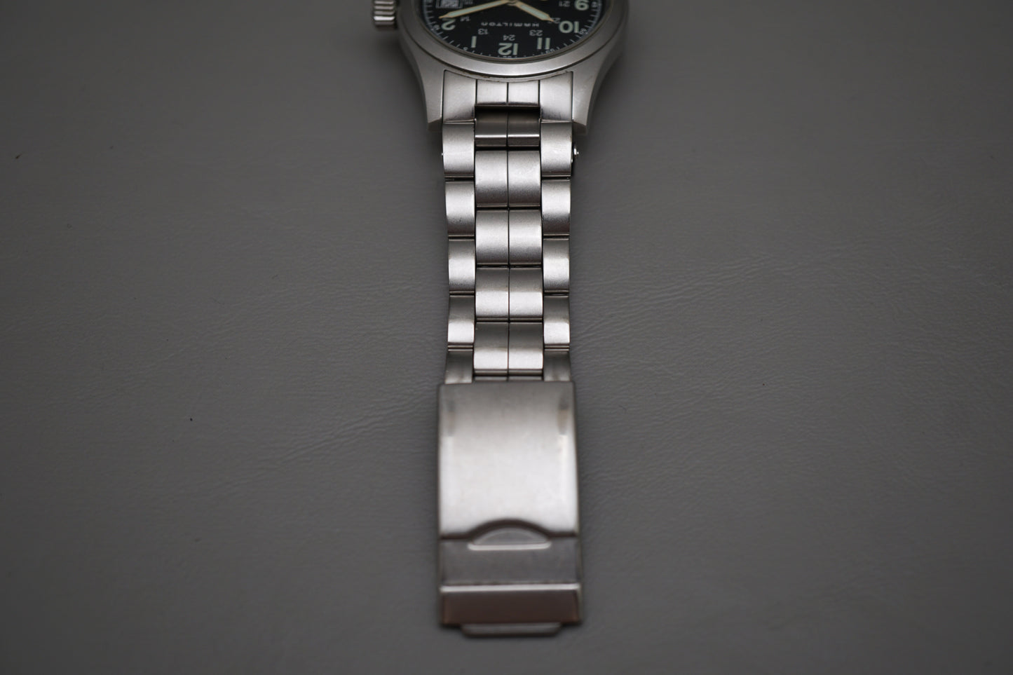 Hamilton Khaki 6361 Field Black Dial 38mm Quartz Watch