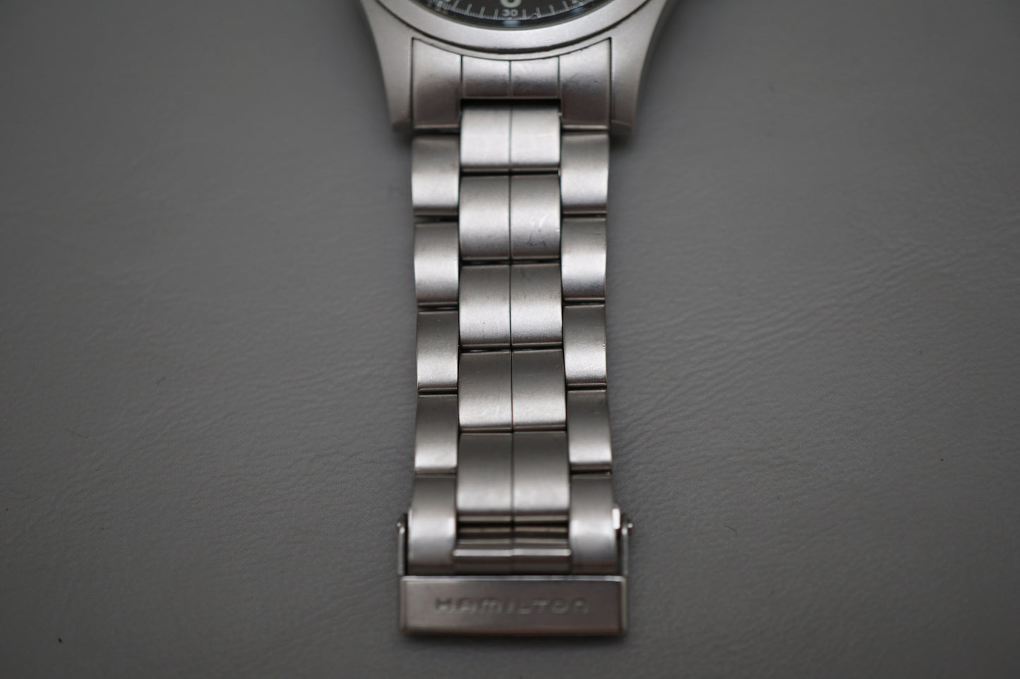Hamilton Khaki 6361 Field Black Dial 38mm Quartz Watch