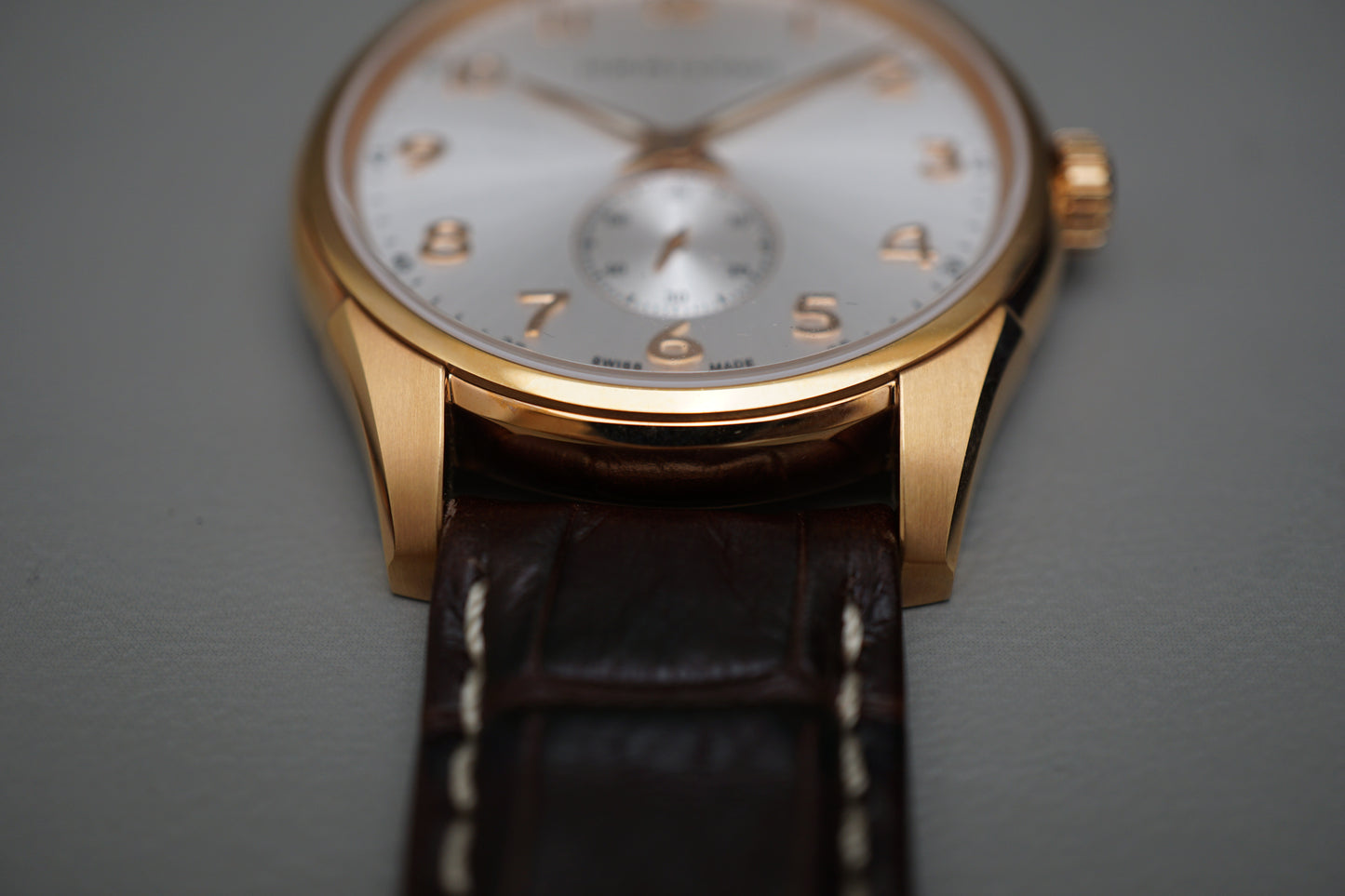 Hamilton Jazzmaster H38441553 Thinline Small Seconds Rose Gold Tone Quartz Watch