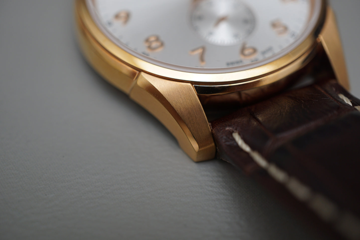 Hamilton Jazzmaster H38441553 Thinline Small Seconds Rose Gold Tone Quartz Watch