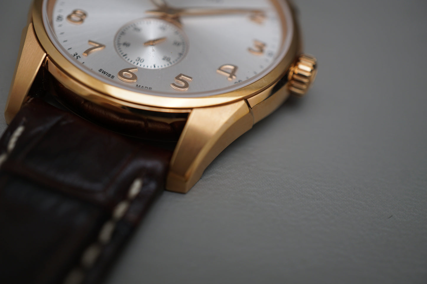 Hamilton Jazzmaster H38441553 Thinline Small Seconds Rose Gold Tone Quartz Watch