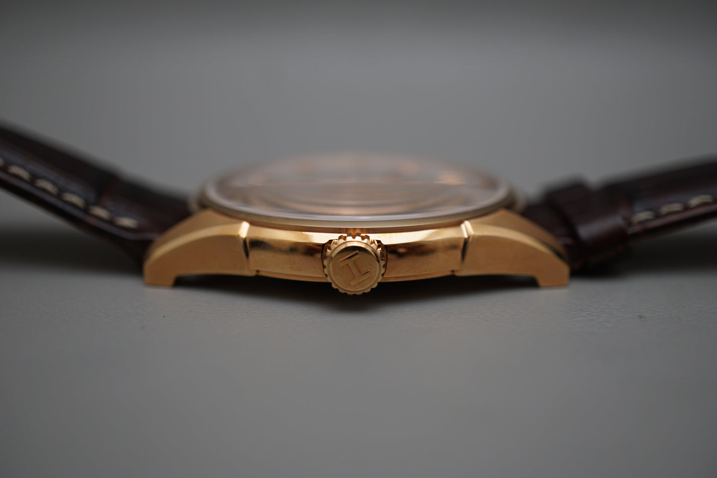 Hamilton Jazzmaster H38441553 Thinline Small Seconds Rose Gold Tone Quartz Watch
