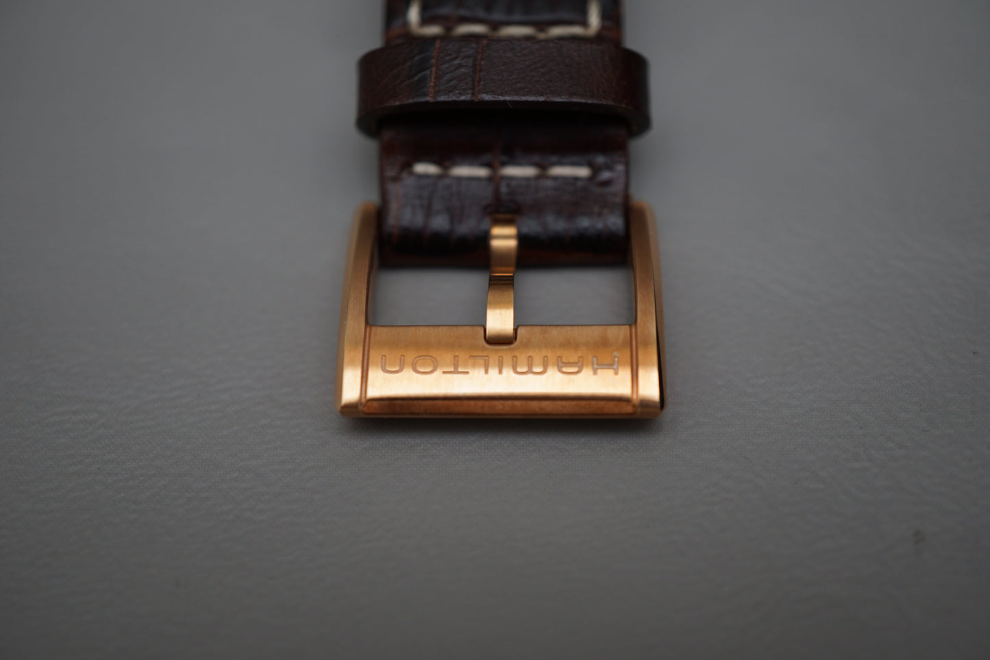 Hamilton Jazzmaster H38441553 Thinline Small Seconds Rose Gold Tone Quartz Watch