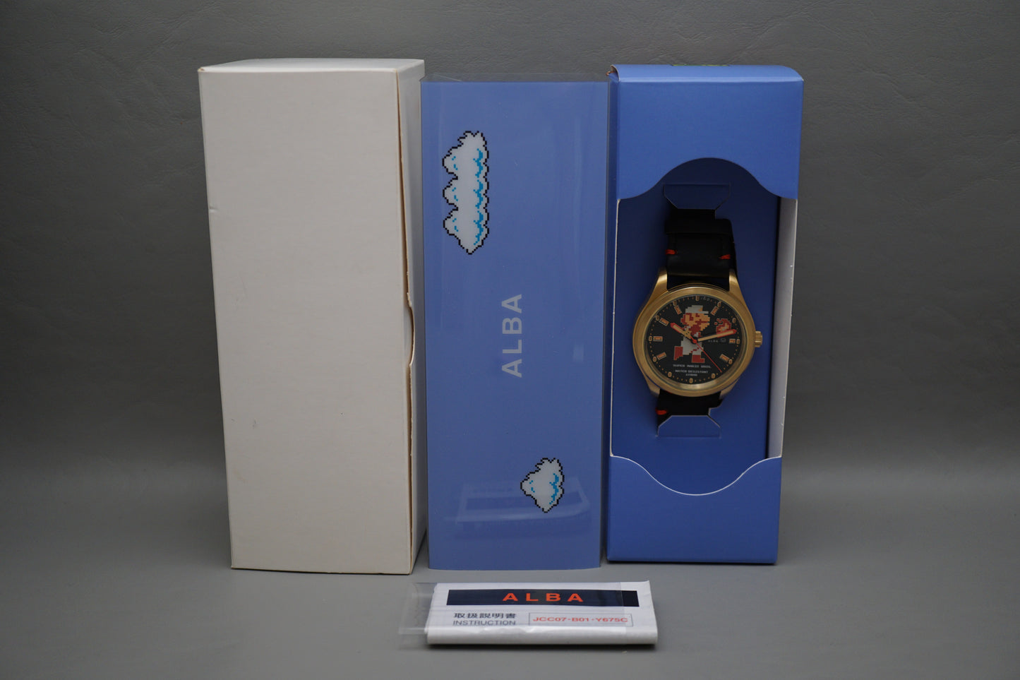 New Seiko Alba ACCA701 Super Mario Brothers Limited Edition Automatic Watch