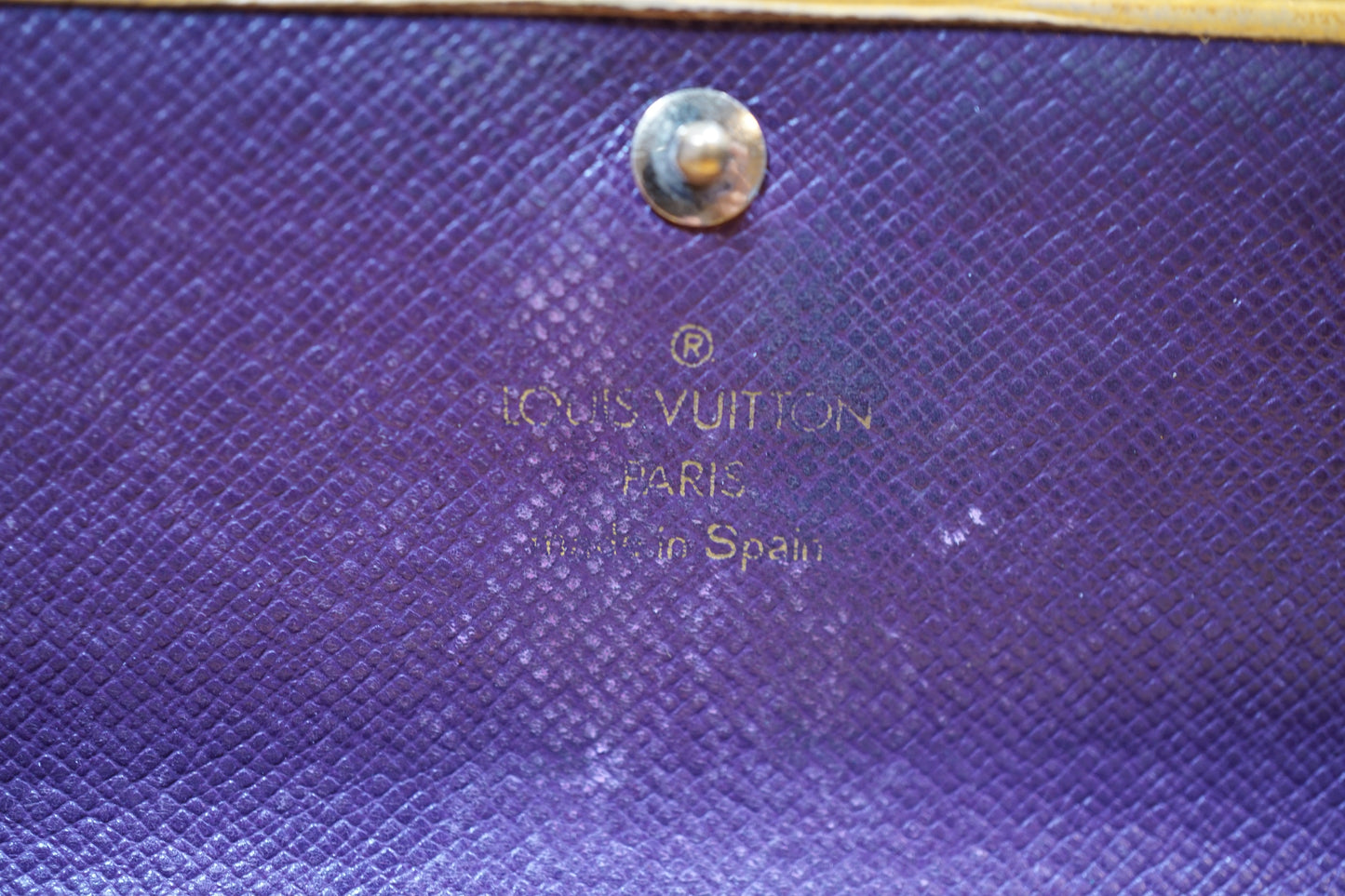 Louis Vuitton Pochette Portomone Credit Epi Yellow M63579 Wallet