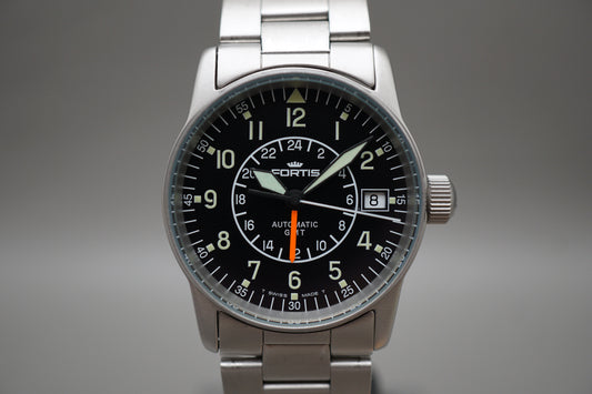 Fortis 621.10.148 Flieger Automatic GMT 621.10.148 34mm Pilots Watch