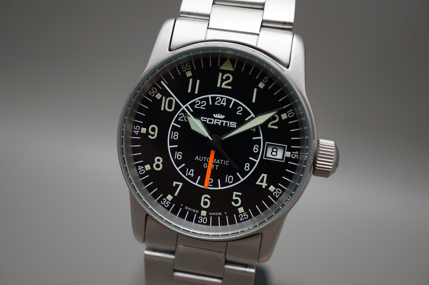 Fortis 621.10.148 Flieger Automatic GMT 621.10.148 34mm Pilots Watch