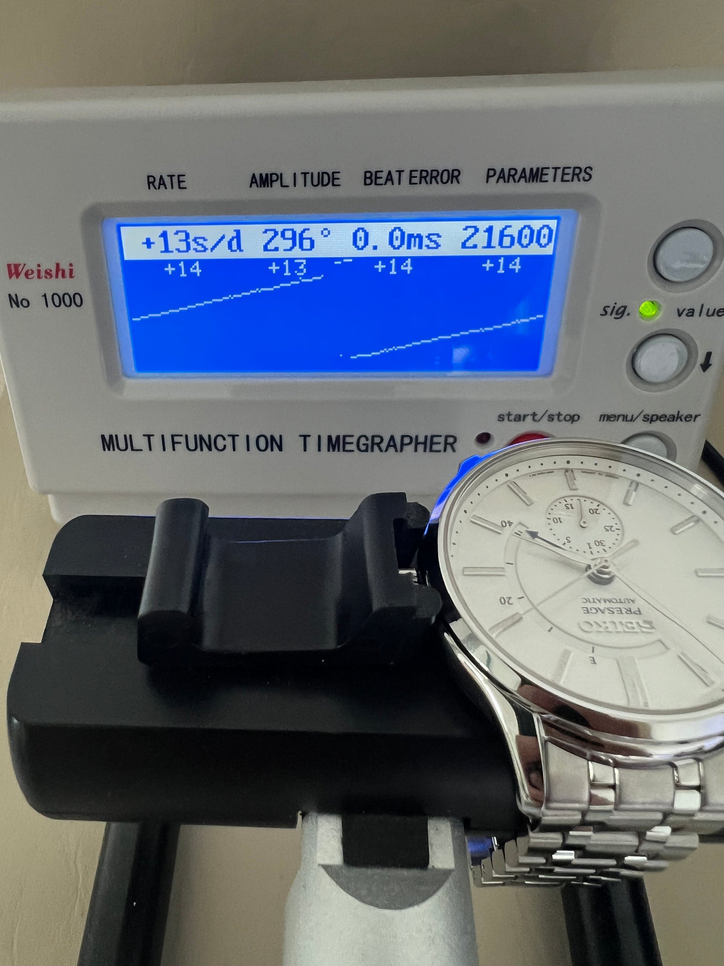 Seiko Presage SARY143 4R57 JDM White Dial Power Reserve Automatic Watch