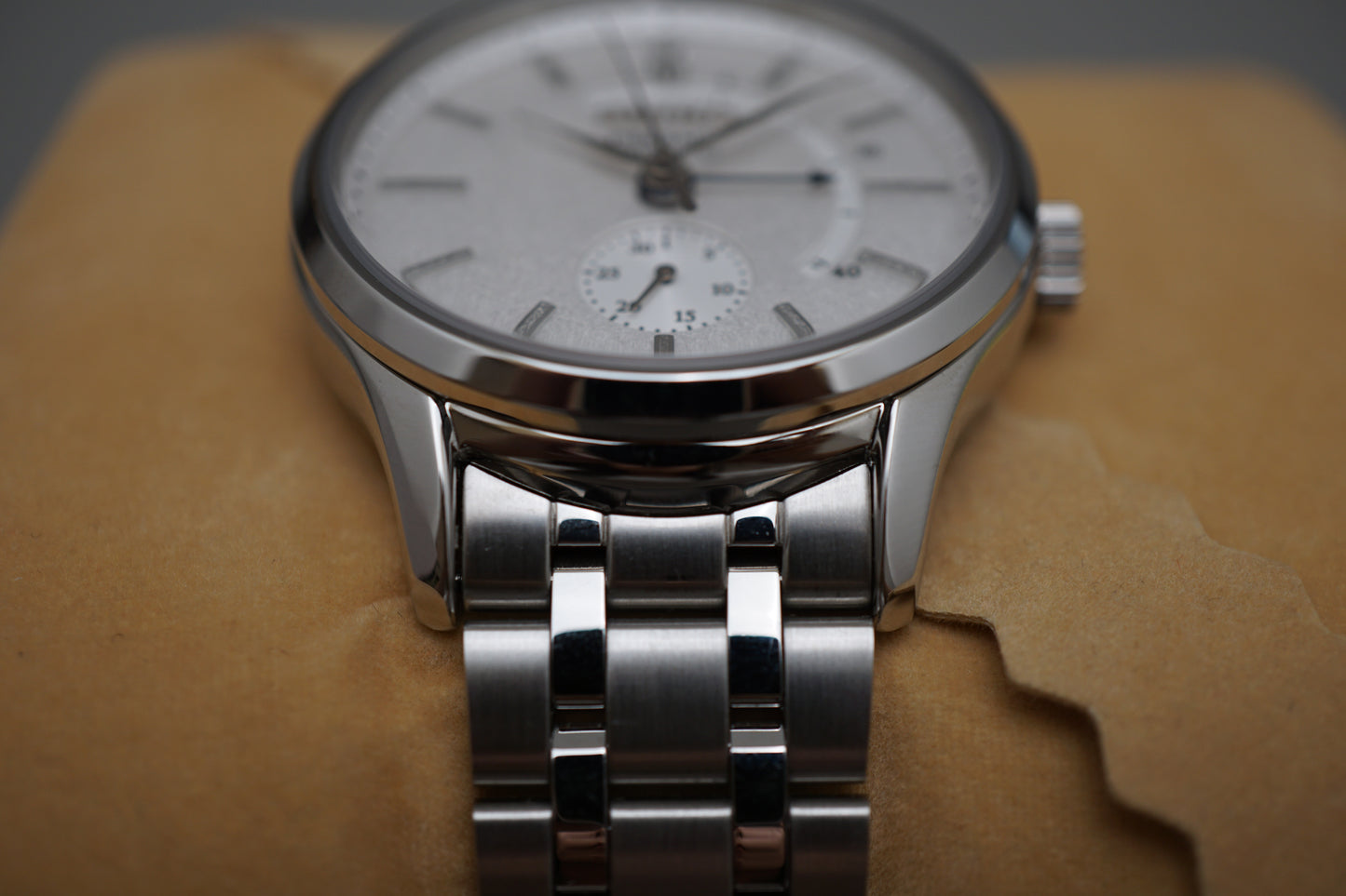 Seiko Presage SARY143 4R57 JDM White Dial Power Reserve Automatic Watch