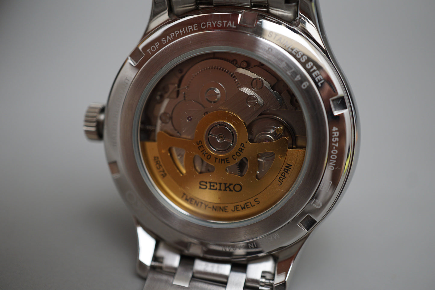 Seiko Presage SARY143 4R57 JDM White Dial Power Reserve Automatic Watch