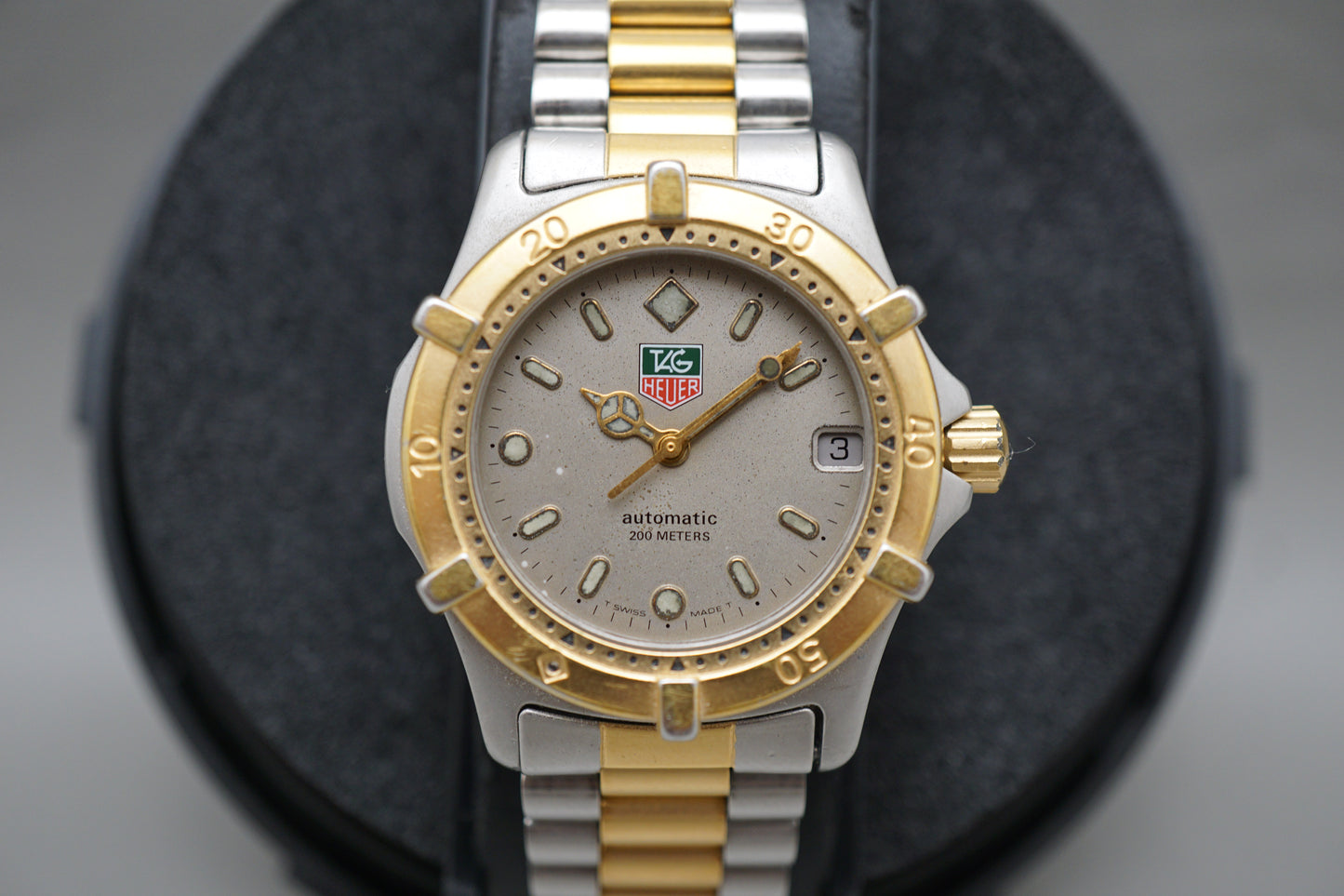 Tag Heuer 665.013F Two Tone Professional Automatic Watch READ