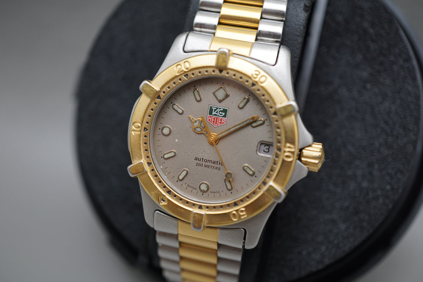 Tag Heuer 665.013F Two Tone Professional Automatic Watch READ