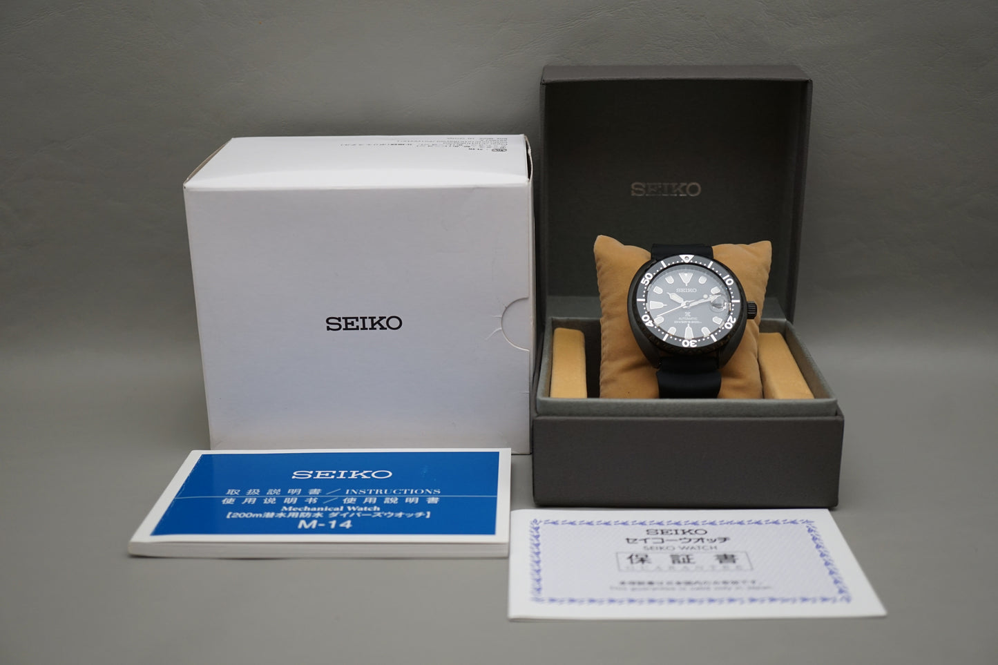 Seiko Prospex SBDY087 4R35 Blacked Out Mini Turtle Limited Automatic Watch