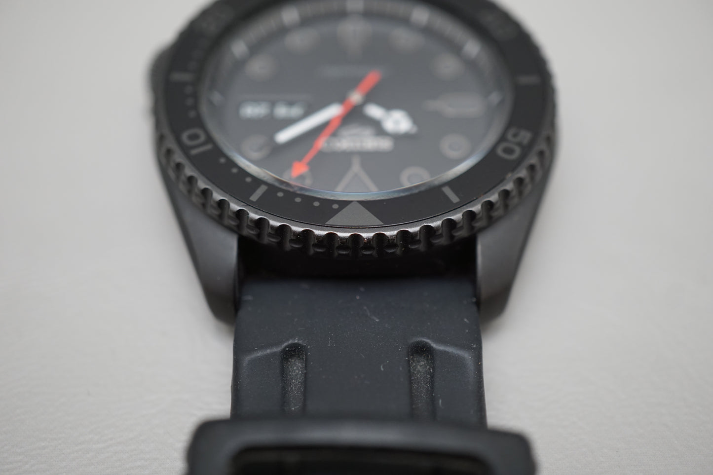 Seiko 5 Sports SBSA075 4R36 Street Style Blacked Out '5KX' Automatic Watch MOD