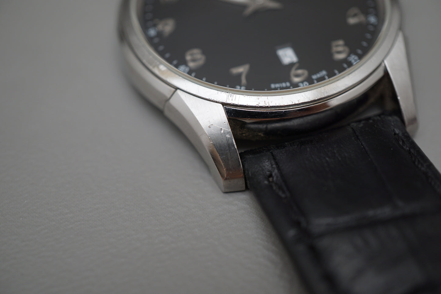 Hamilton Jazzmaster H385110 Black Dial Thinline Quartz Watch